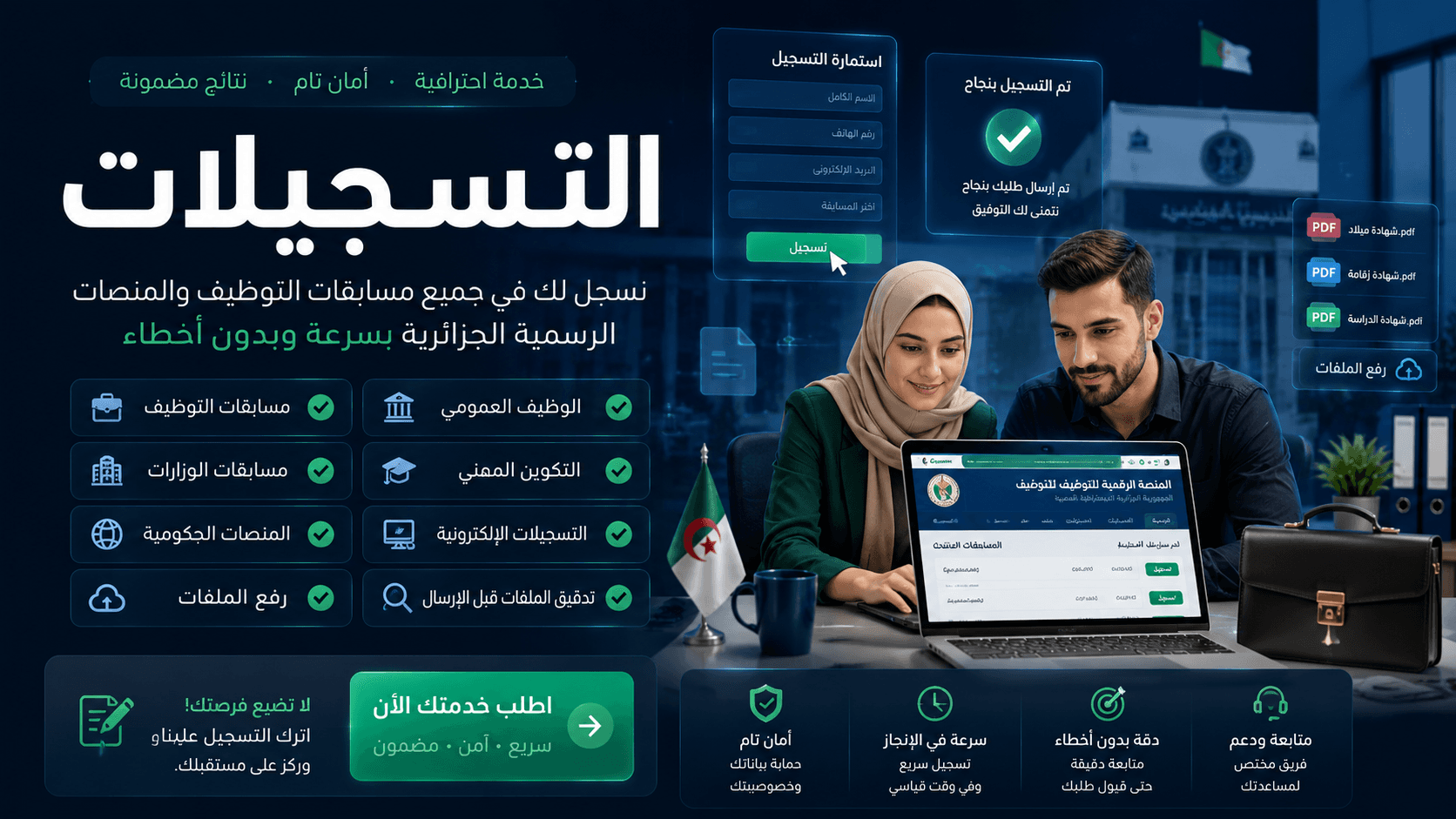 التسجيلات